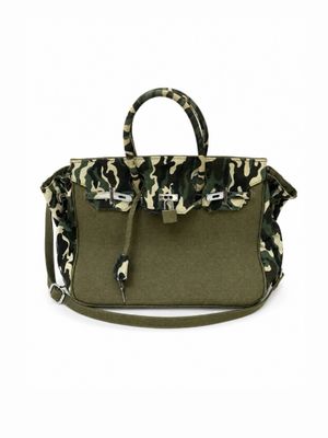 BIRKIN CAMO CANVAS 2WAY BAG