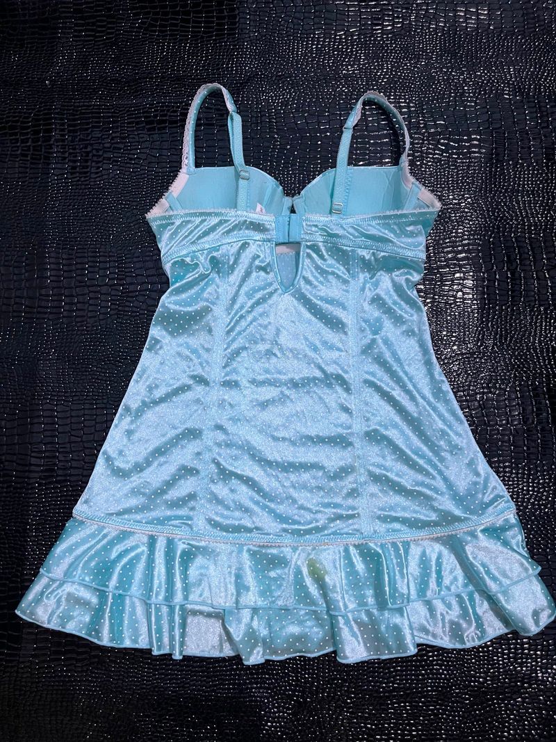 ˚⋆𐙚｡Coquette Satin Mini Dress𖦹.ᡣ𐭩˚, foto 3