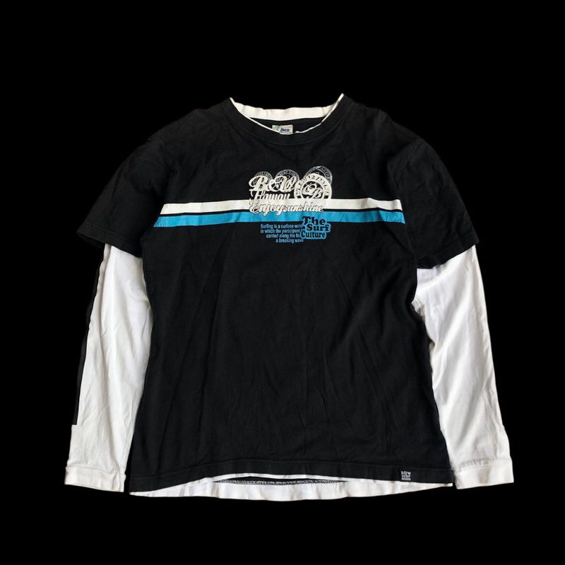 Y2K BNW SURF DOUBLE LAYER  GRUNGE, foto 2