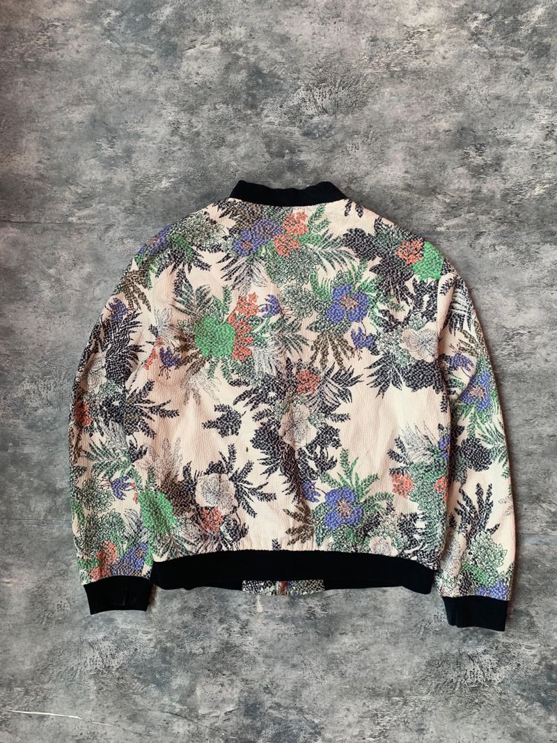 ZARA Casual Bomber jacket Wanita multicolor white, foto 4