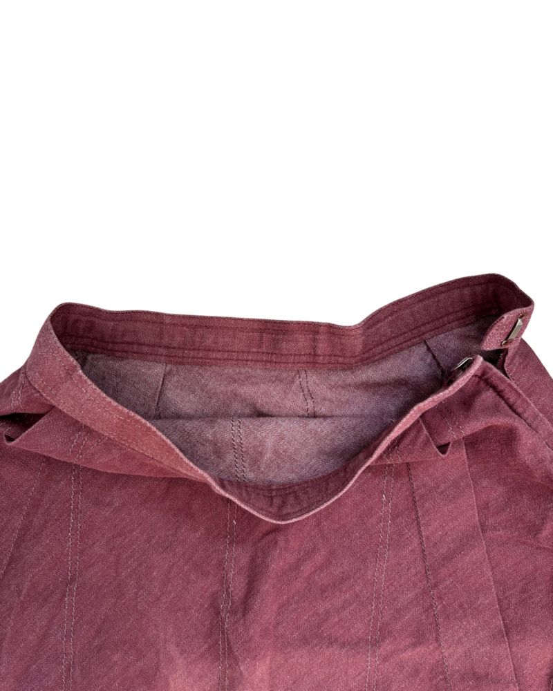 Maroon A-Line Midi Skirt, foto 2