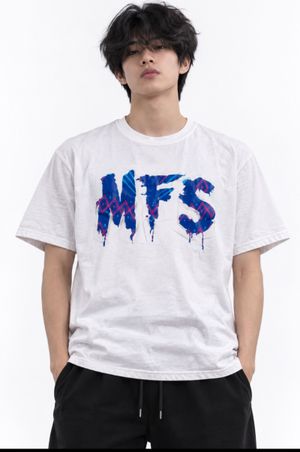 Kaos putih sablon MFS