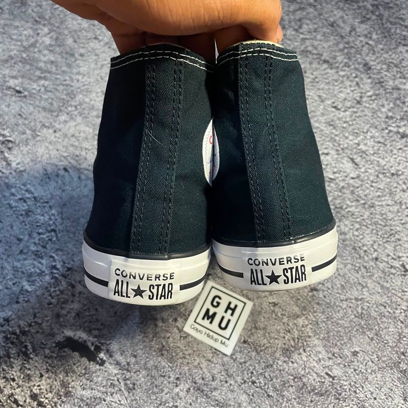 Converse Allstar Hi Black White Original Guaranted 100%, foto 5