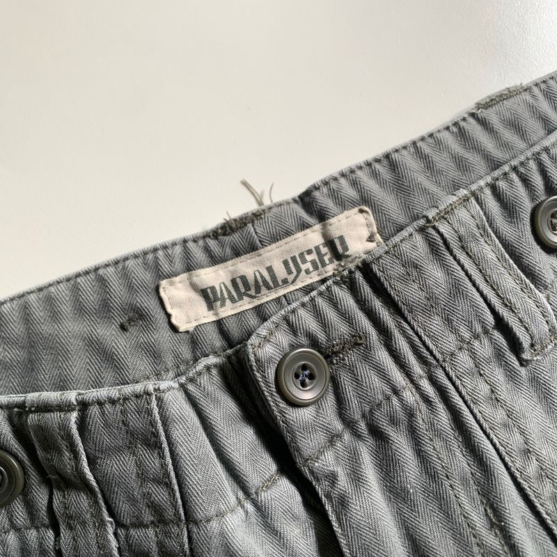 Jorts Y2k Cargo pant Papalyser Army, foto 4