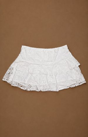 White Lace Skort