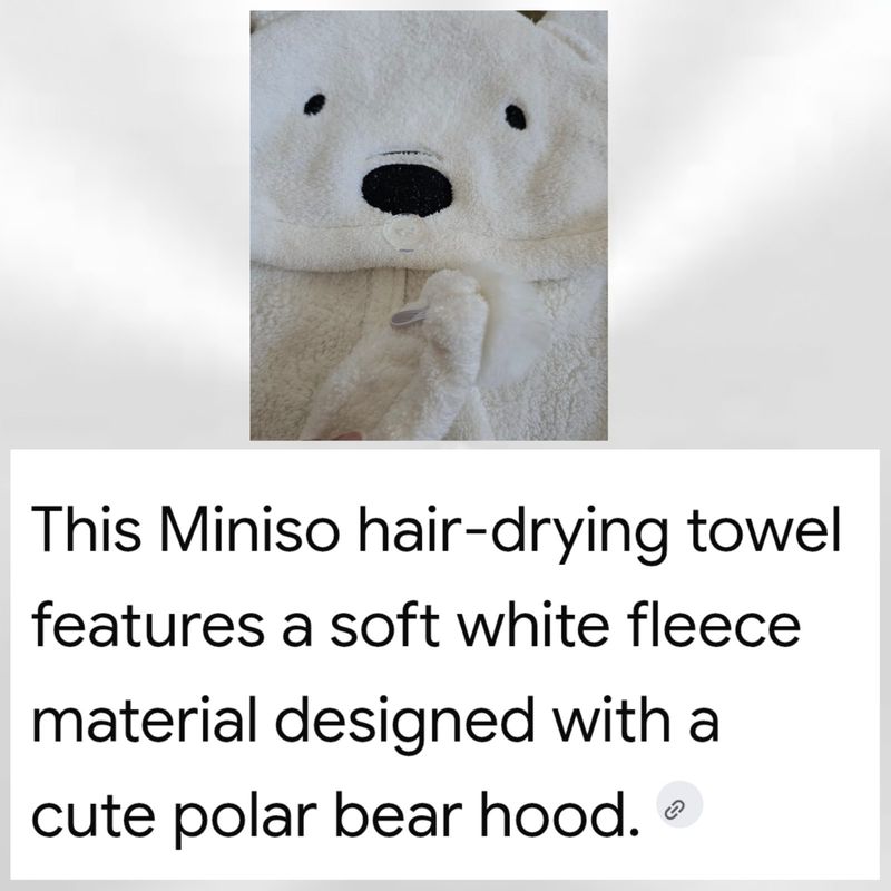PRELOVED - miniso hair drying towel, foto 2