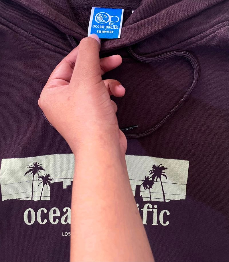 Hoodie Ocean Pacific Dark Brown, foto 4