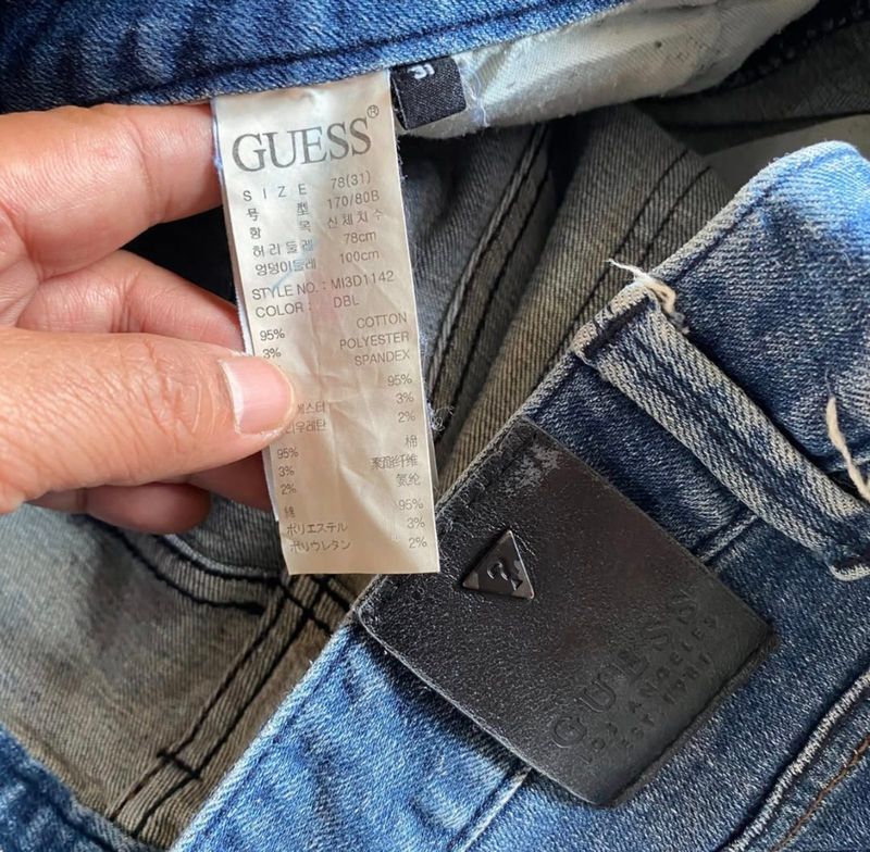 Guess long pants jeans regular fit, foto 8