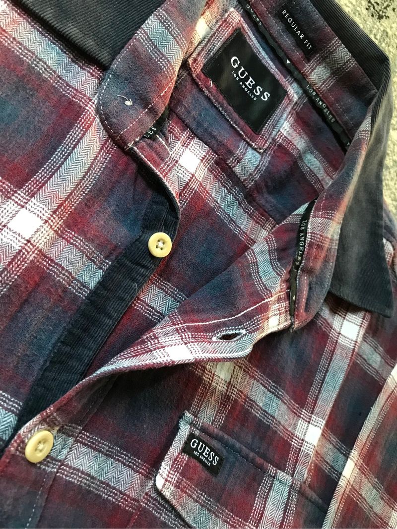 2016 guess corduroy flannel, foto 9