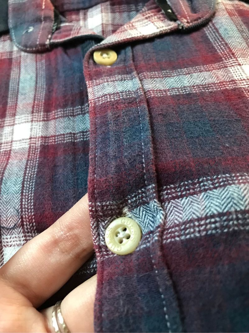 2016 guess corduroy flannel, foto 4