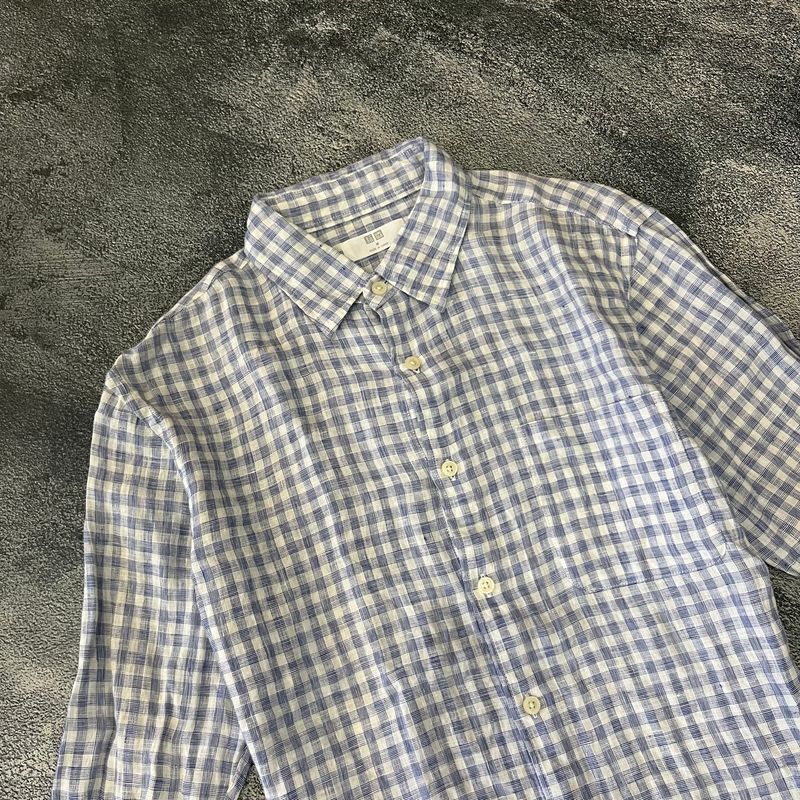 Uniqlo kemeja linen Original, foto 2