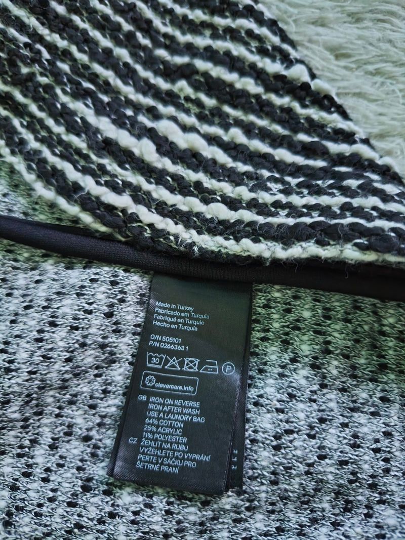 Cardigan rajut salur H&M, foto 3