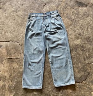 Musisa standart baggy long pants denim