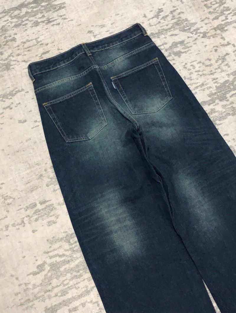 Trone Denim Dark Blue Washed Baggy Denim, foto 9