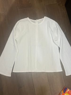 basari white longsleeve top