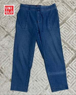 Denim Jersey Tapered Pants UNIQLO