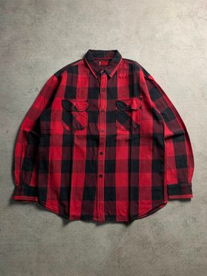 Levis Red Tab Double Pocket Plaid Heavy Flannel Shirt