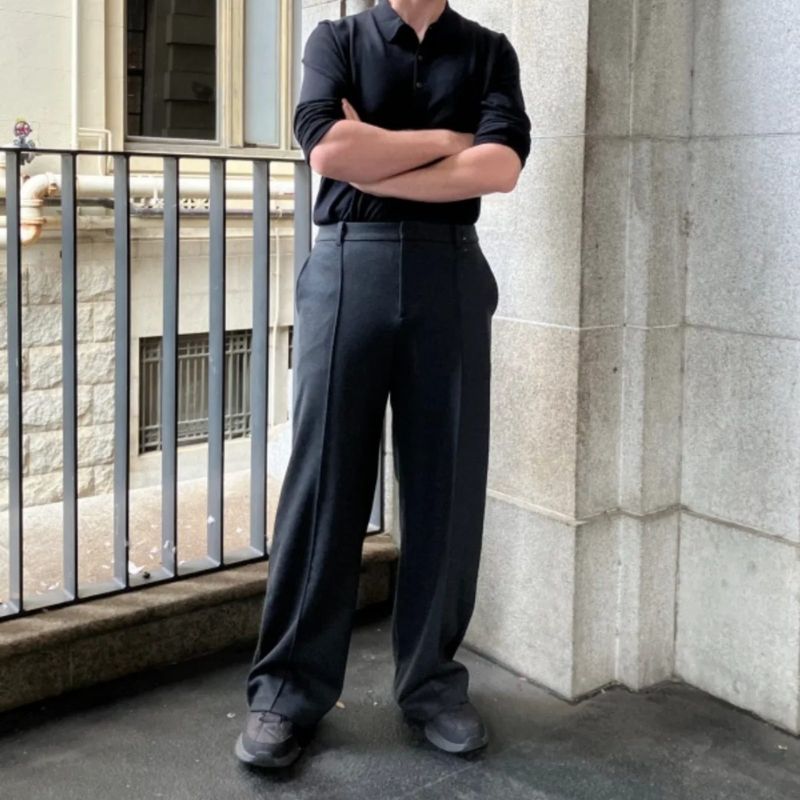 UNIQLO BRUSHED  WIDE LEG PANT, foto 4