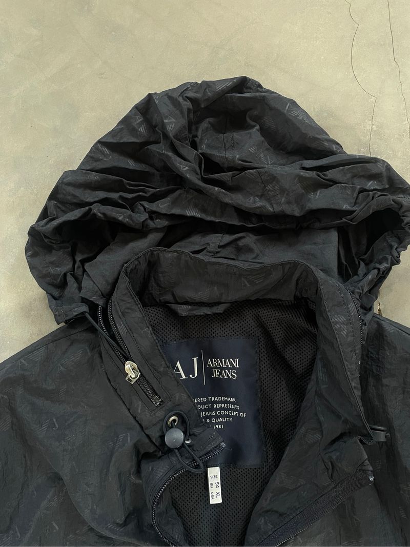Authentic Armani Jeans monogram Windbreaker Jacket, foto 7