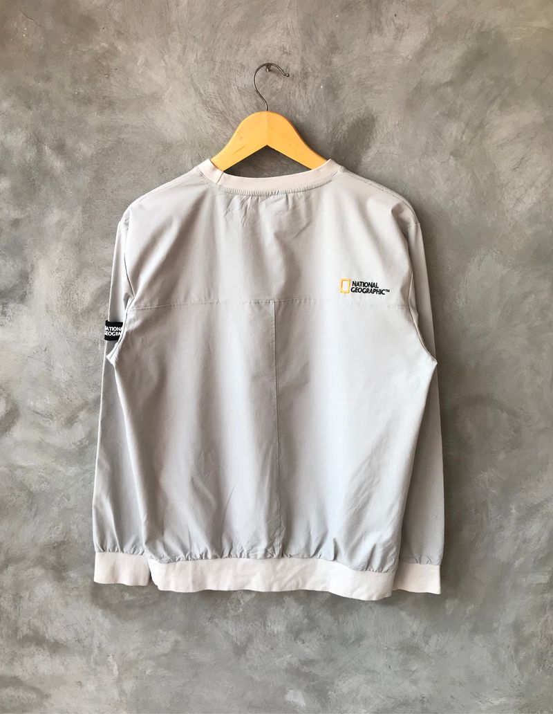 Crewneck parasut national geographic patch, foto 2