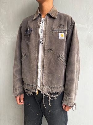 vintage carhartt detroit jacket JB105 size M