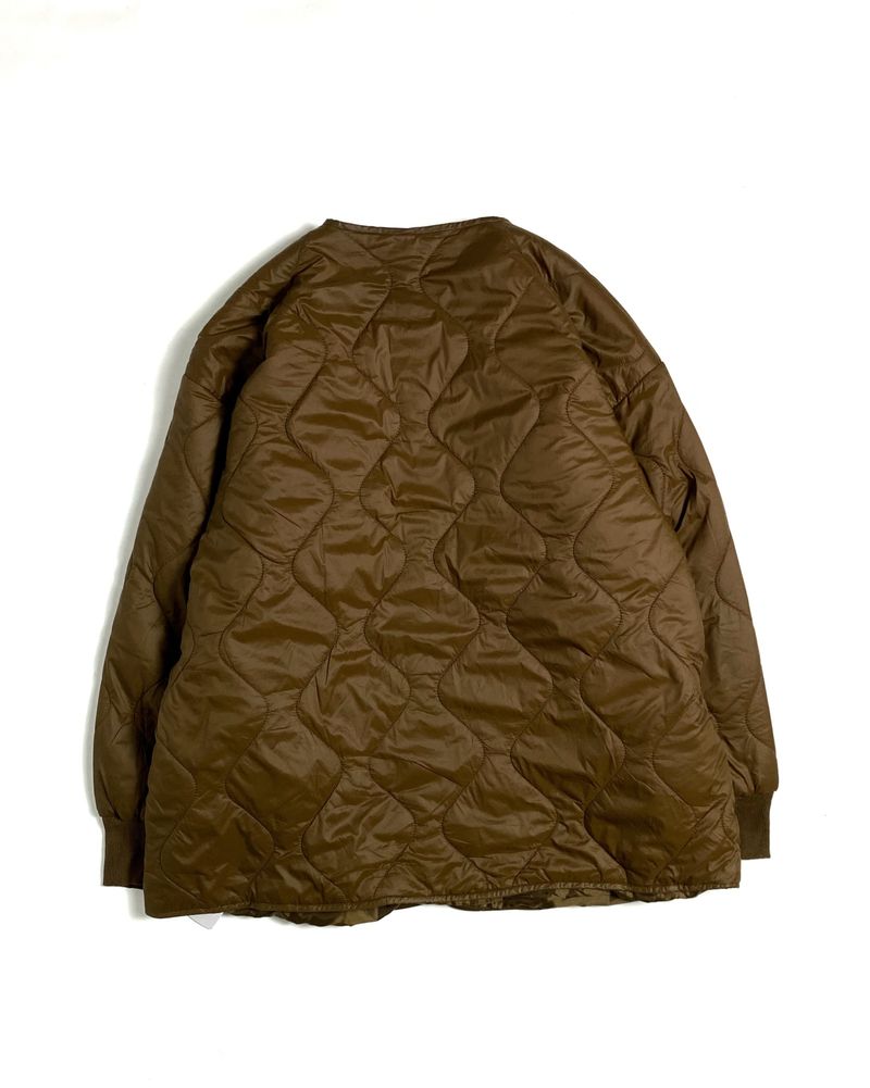 QUILTED DOWN COLLARLESS LINER JAPANESE STYLE, foto 8