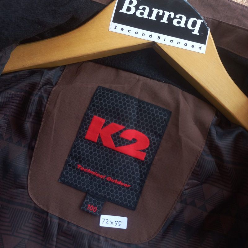 K2 Aquavent Gorpcore Waterproof Parka Outdoor Jacket Brown, foto 10