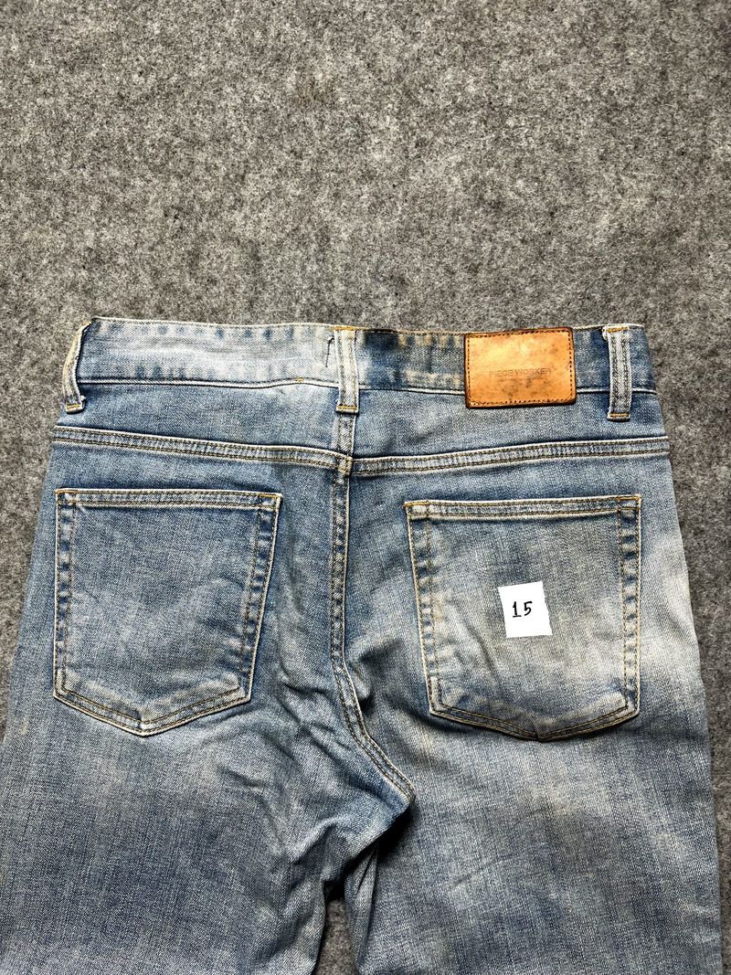 Light wash Denim pants by PIECE WORKER, foto 4