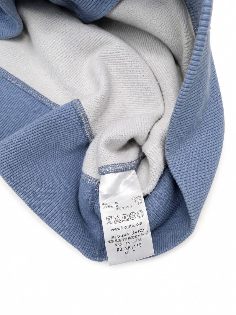 hoodie zipper lacoste blue, foto 6