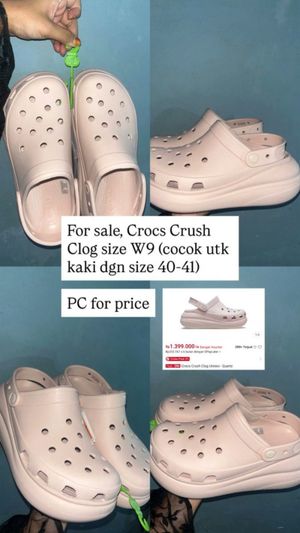 Crocs Crush Clog Quartz — W9