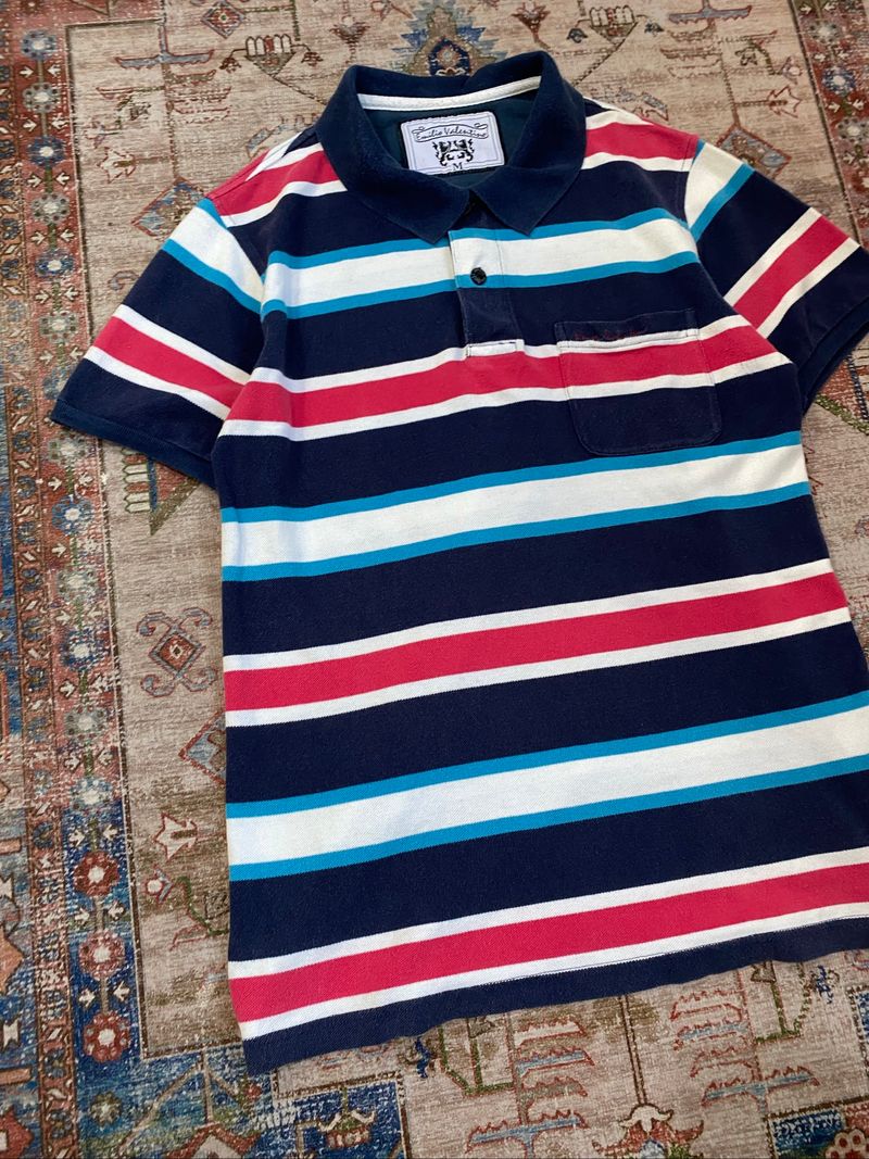 Poloshirt stripe pattern Emilio valentino, foto 6