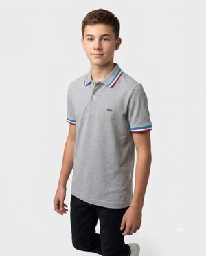 Kaus polo shirt Lacoste Remaja colour grey Size 16 (S)