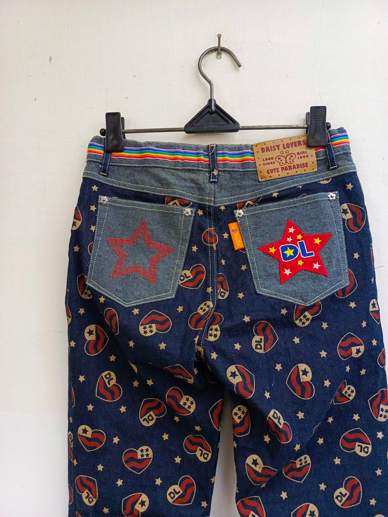 celana daisy lovers full print, foto 6