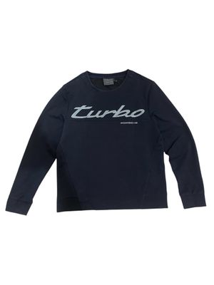 Porsche Design Turbo Reflective Crewneck Sweatshirt Navy