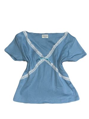 croptop coquette rib basic wanita korean style casual fit