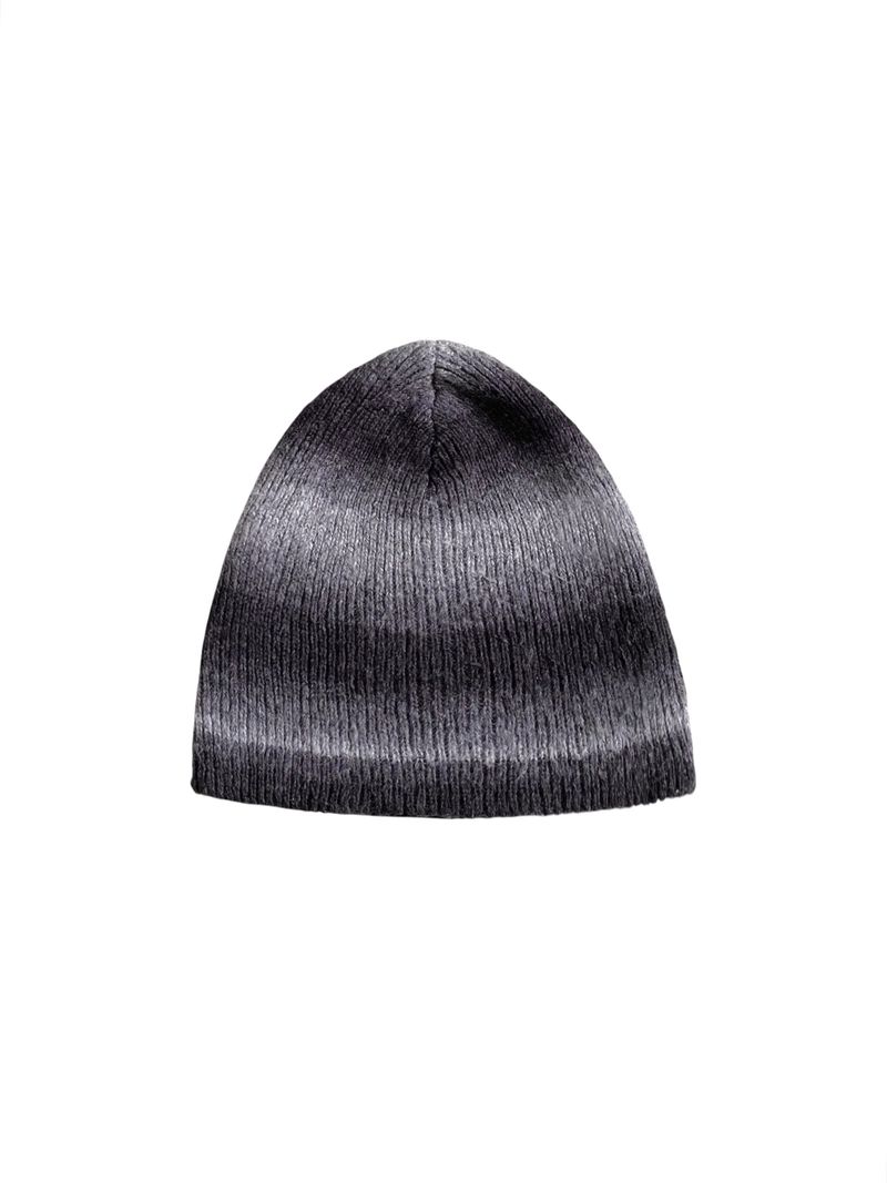 W.S. Gradient rib beanie grey knit kupluk, foto 2