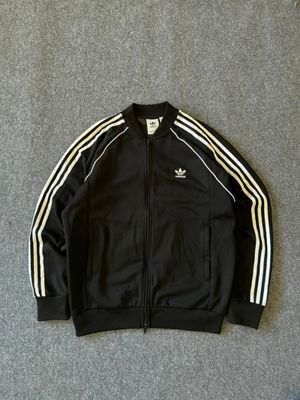 adidas tracktop jacket double zipper
