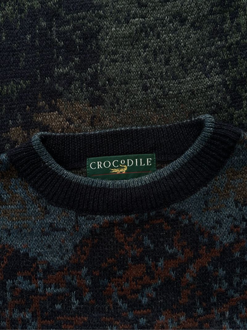 RARE CROCODILE LANDSCAPE KNITWEAR, foto 6