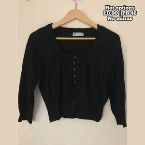 Casual Cardigan Wanita black