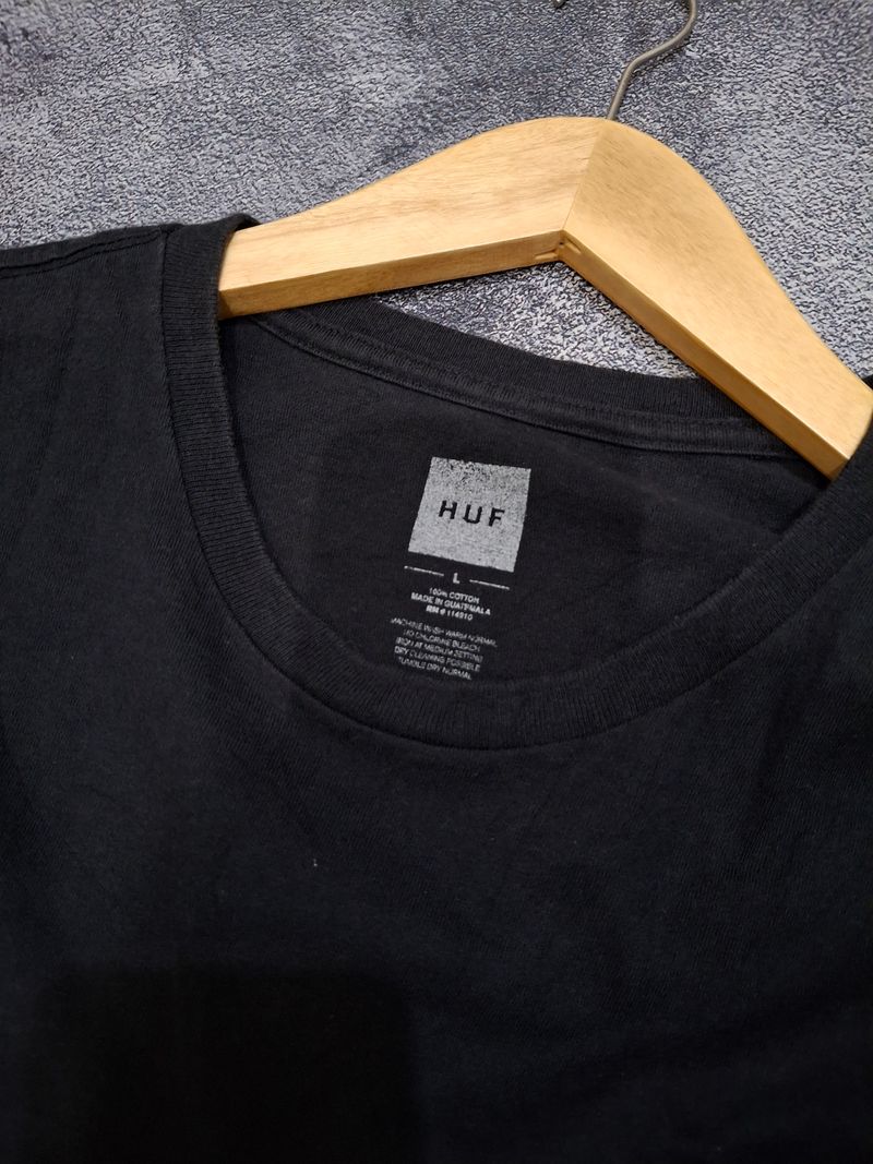 HUF Casual Sweater Pria white black, foto 3
