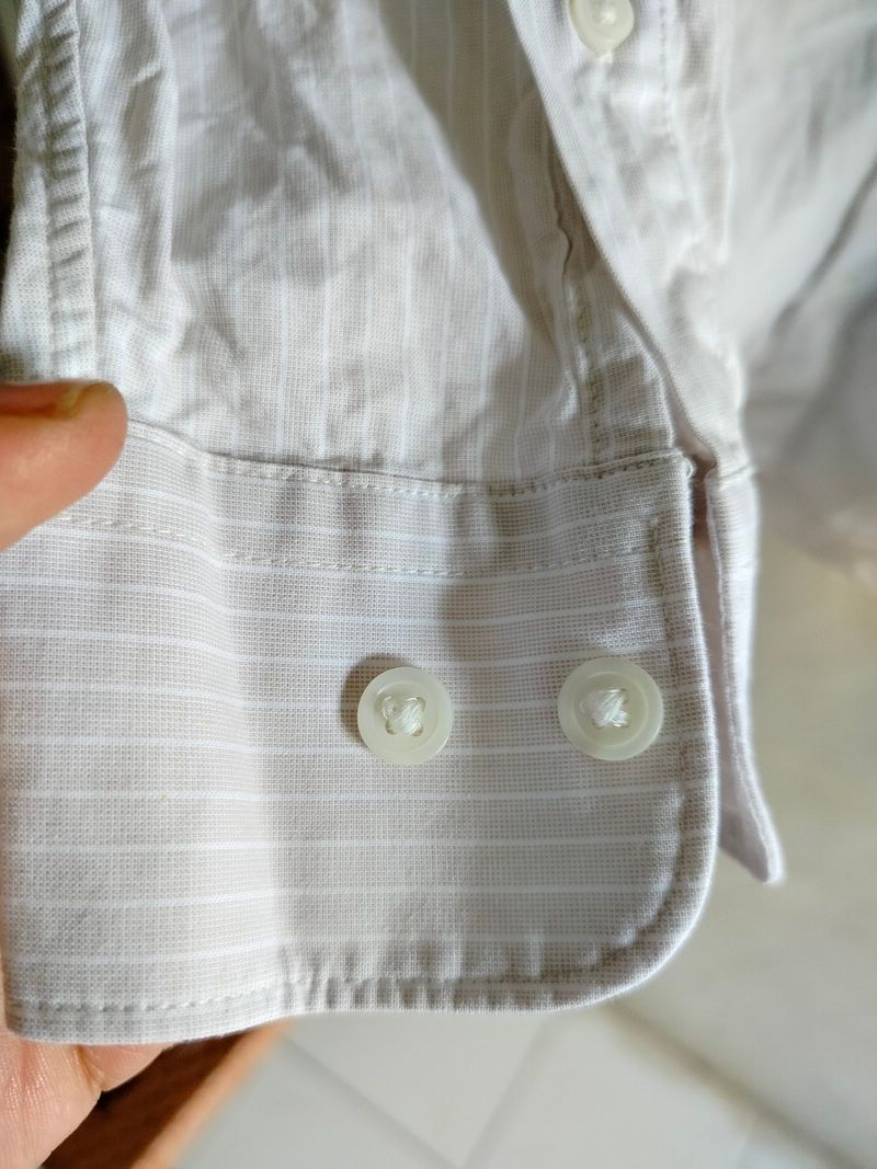 kemeja pria SIZE M muji branded, foto 3