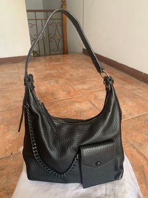 tas hobo hitam pocket rantai