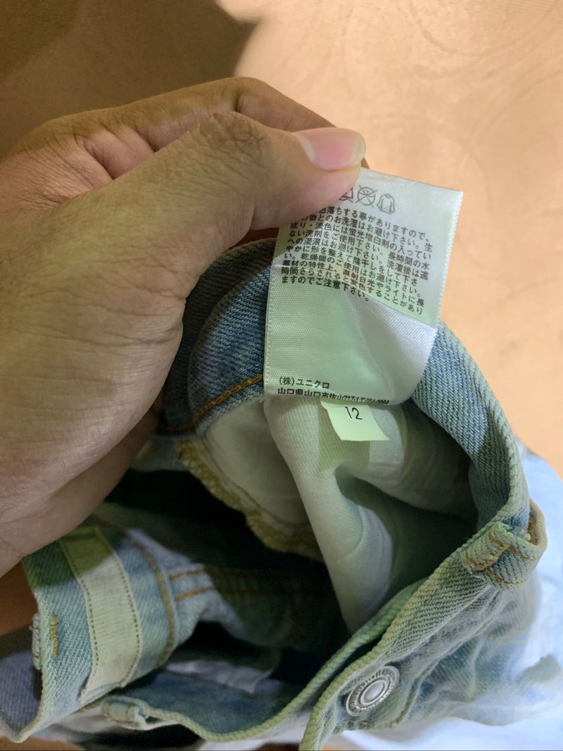Uniqlo UJ light blue jeans, foto 6