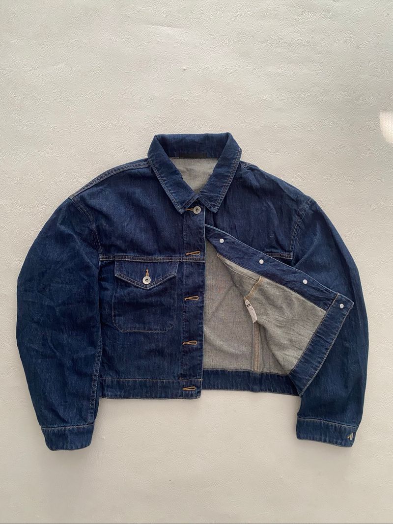 denim trucker jacket by Uniqlo, foto 4