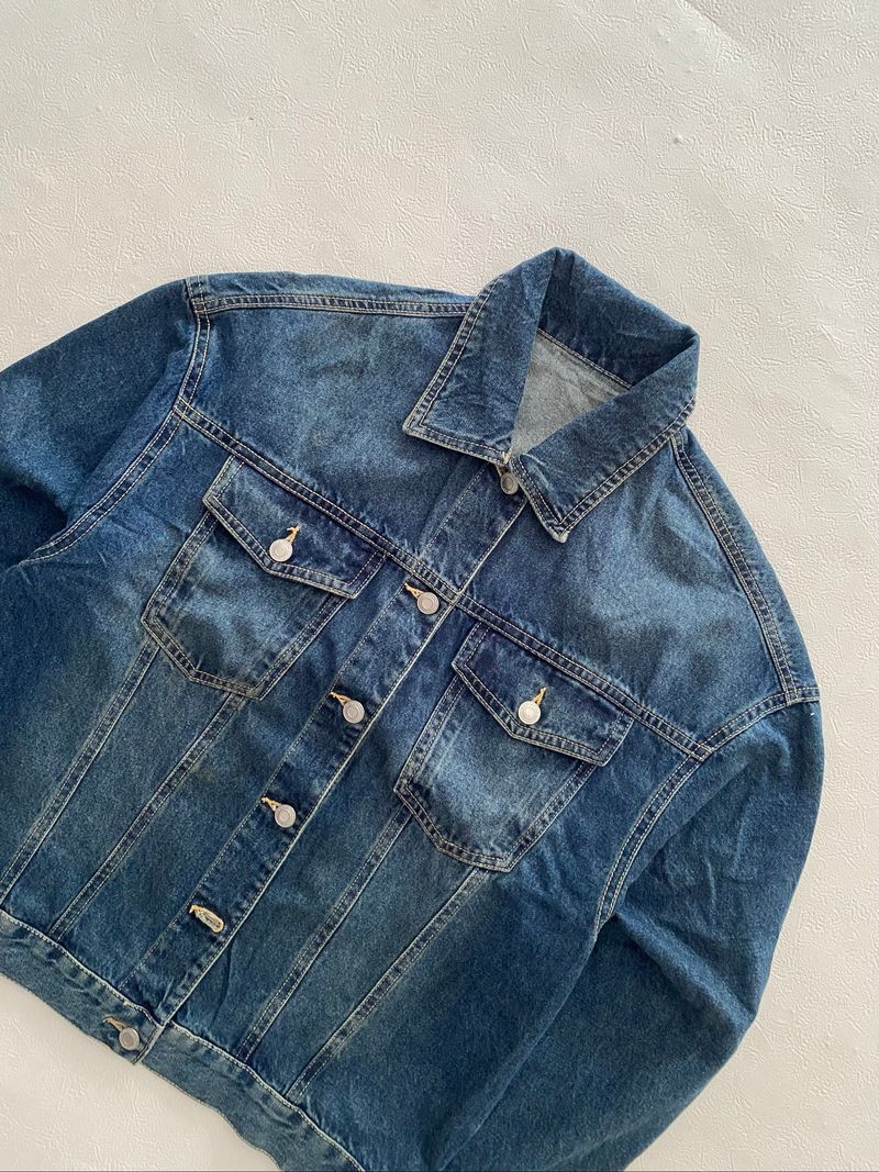 denim trucker jacket, foto 3