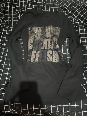 Black “Humble Creative” Graphic Tee Emo