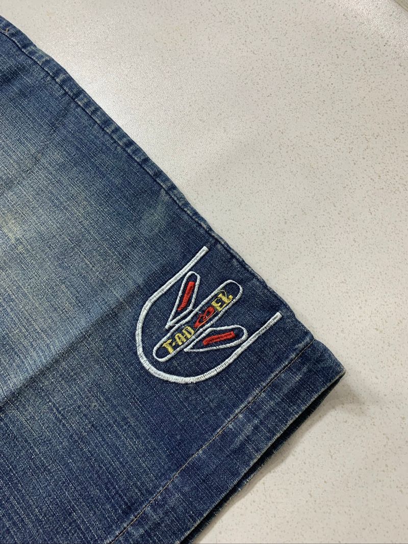 Jorts Pant Fadel Blue Washed, foto 7