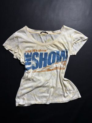 The 70’s Show Graphic Baby Tee Y2K White T-Shirt