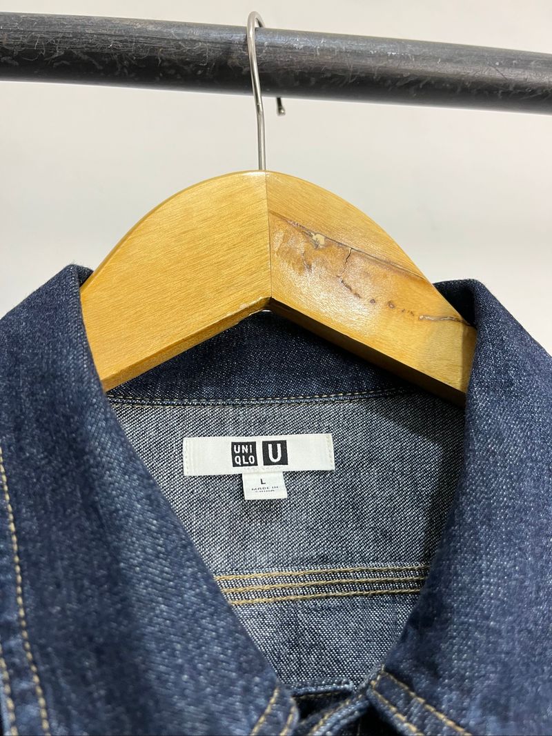 Uniqlo Denim Outer Shirt, foto 2