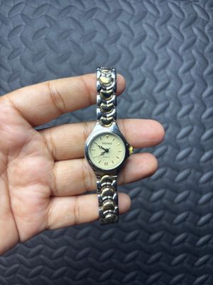 JAM TANGAN SEIKO ANALOG SILVER GOLD DIAL VINTAGE (2)